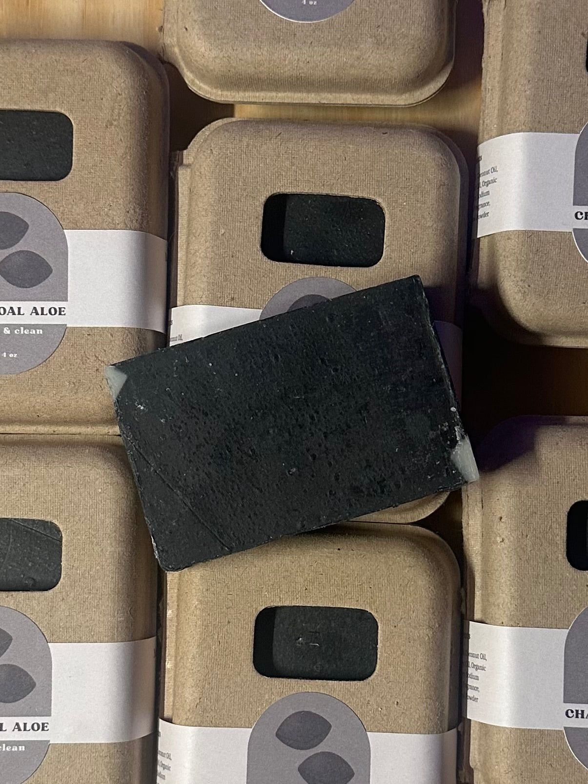 SALE | Charcoal Aloe | Cold Process Soap (4 oz)