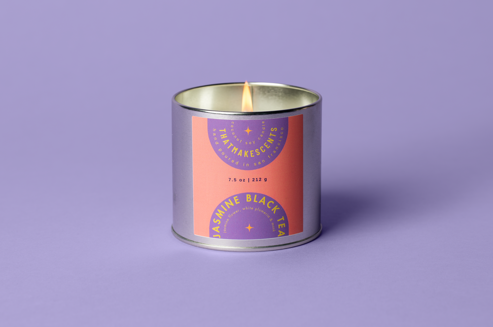 Jasmine Black Tea | Coconut Soy Candle