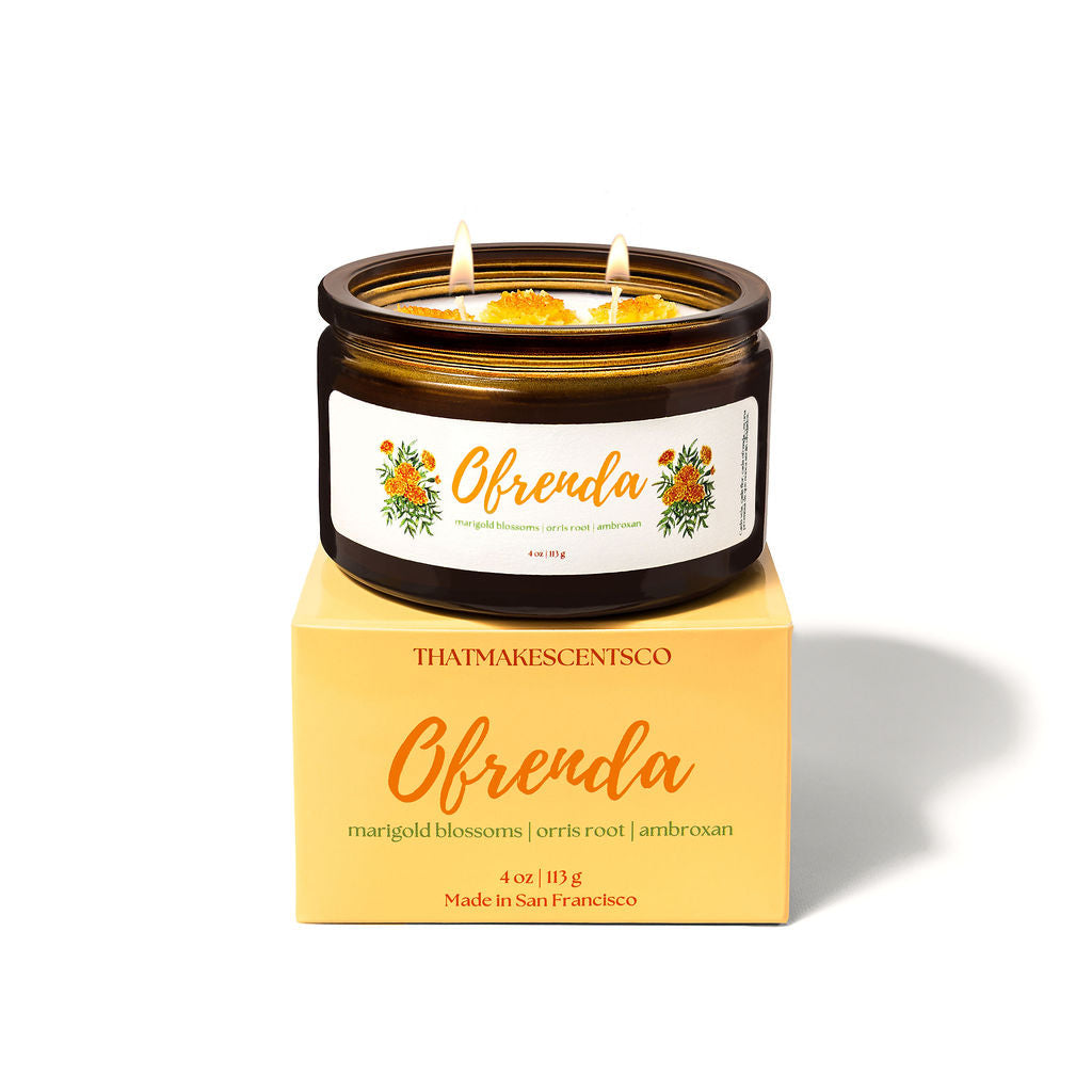 Ofrenda Candle | Dia de Muerto | 4 oz
